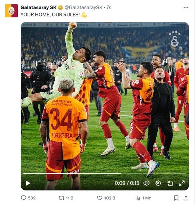 0dd2c675d65a455887830c4cc203eee0 Galatasaray'dan Jose Mourinho ve Acun Ilıcalı'ya olay gönderme  - 3. Foto