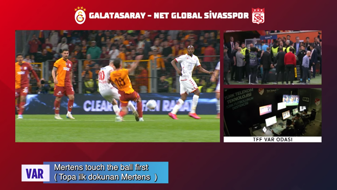 İptal edilen gol: Galatasaray-Sivasspor maçının VAR konuşmaları  - 6. Foto