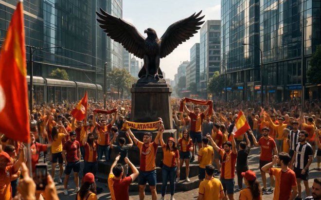 28946cad8c2b4bdeb690155de5cf23ce Okan Buruk, 2035'i televizyondan izledi: Galatasaray'dan Ali Koç, Acun Ilıcalı ve Mourinho'lu olay video  - 8. Foto